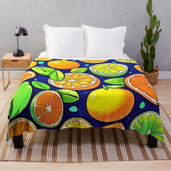 Item preview, Fresh Citrus Slice Pattern designed and sold by Health And Fitness Posts e-Store.