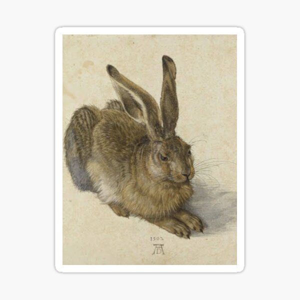 Item preview, Hare by Albrecht Dürer designed and sold by RickE.