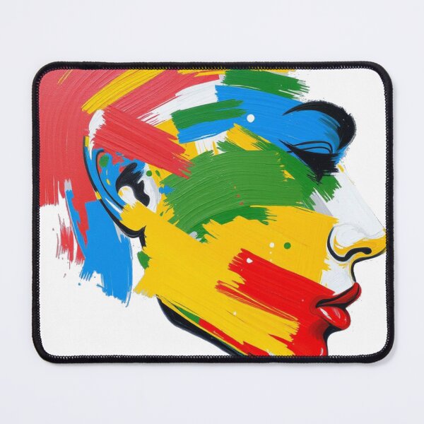 Item preview, Colorful Paint Stroke Girl Design: A Splash of Artful Vibrance designed and sold by AlienTechs.
