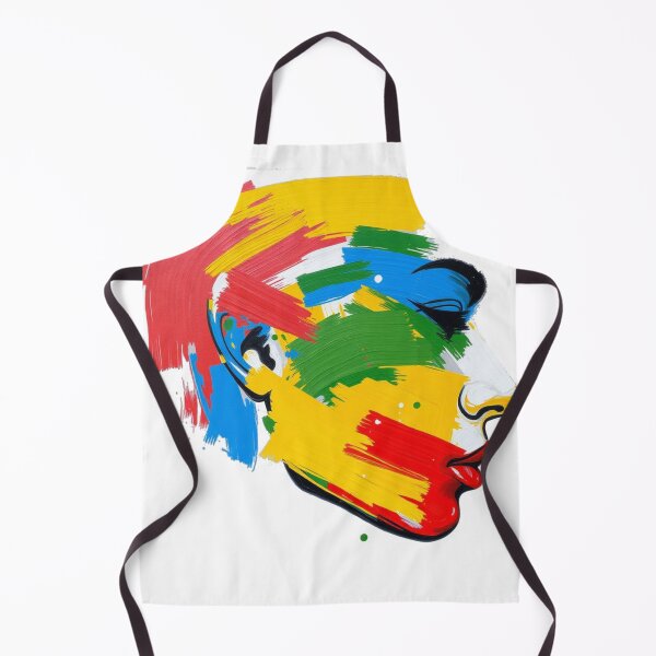 Item preview, Colorful Paint Stroke Girl Design: A Splash of Artful Vibrance designed and sold by AlienTechs.