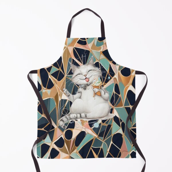 Artikelvorschau, Geometrische Schnurrhaare Pastell Katze Kunst entworfen und verkauft von DigoCostaK7css.
