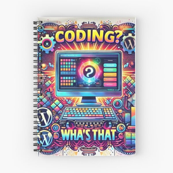 Item preview, Colorful Tech Design - "Coding? What's That?" WordPress Geek Art designed and sold by Vikingaquarist.