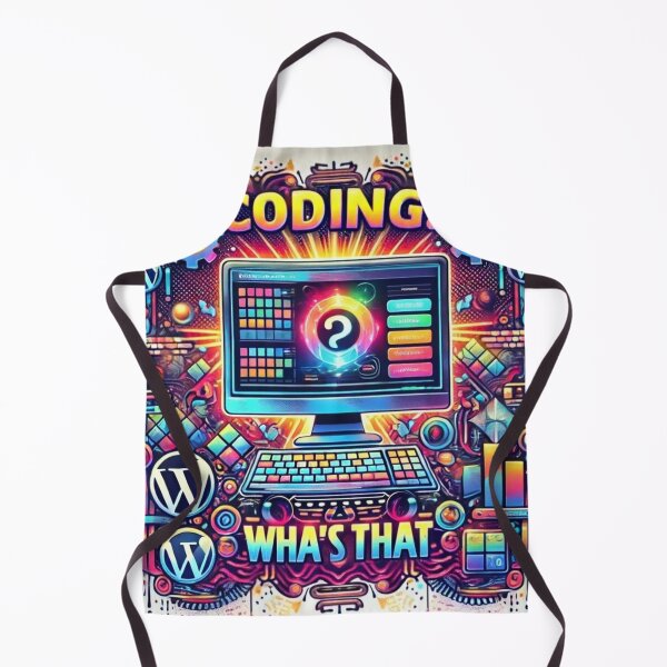 Item preview, Colorful Tech Design - "Coding? What's That?" WordPress Geek Art designed and sold by Vikingaquarist.