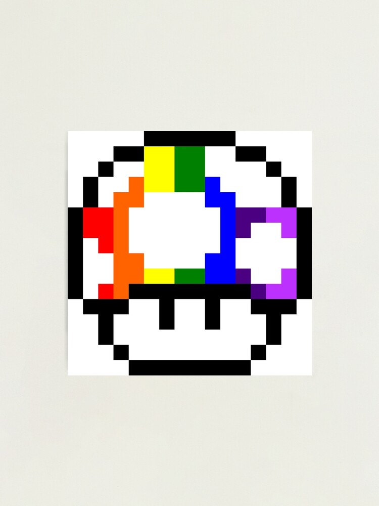 Pixel Art Kit Rainbow Shroom
