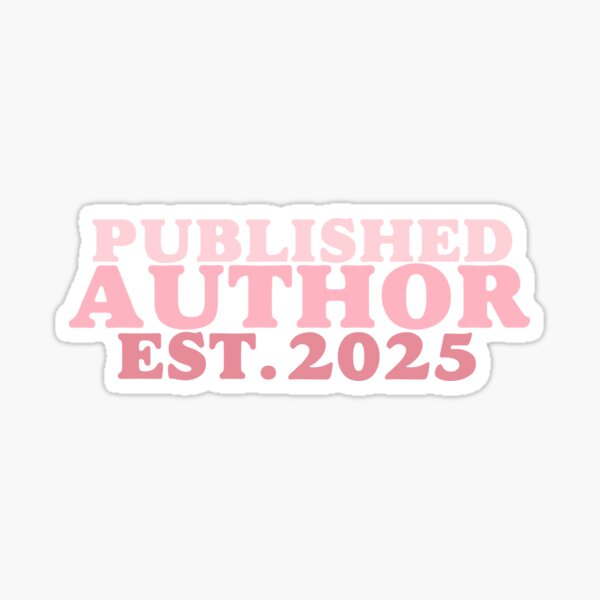 Published Author 2025 | Pink Sticker