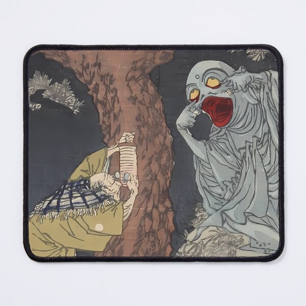 Item preview, Tsukioka Yoshitoshi, The Ghost Jizō Frightens a Near-Sighted Man, 1881 designed and sold by A APART T.