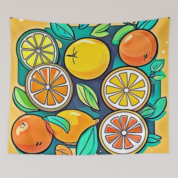 Item preview, Citrus Fruit Art Design designed and sold by Health And Fitness Posts e-Store.