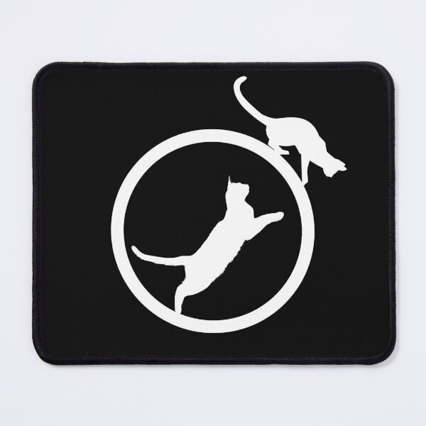 Item preview, white, black cat designed and sold by lafranc.