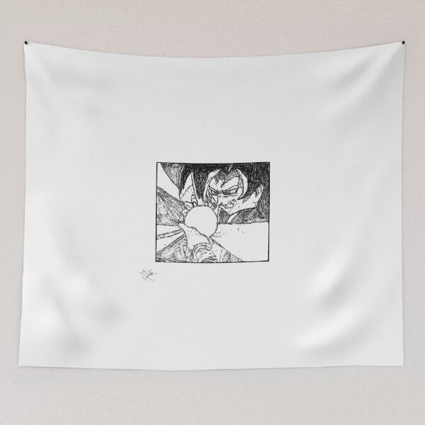 Item preview, Super Saiyan Goku Kamehameha (Sketch) Left Hand designed and sold by ArtSurvivalLife.