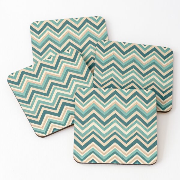 Item preview, Turquoise Blue Chevron Pattern designed and sold by Rui Fernandes.
