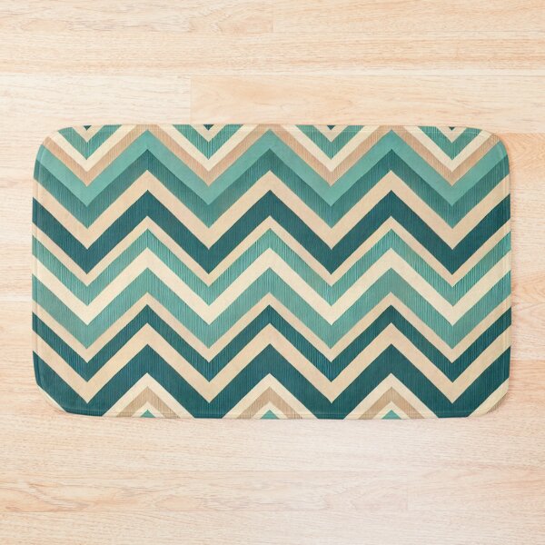 Item preview, Turquoise Blue Chevron Pattern designed and sold by Rui Fernandes.