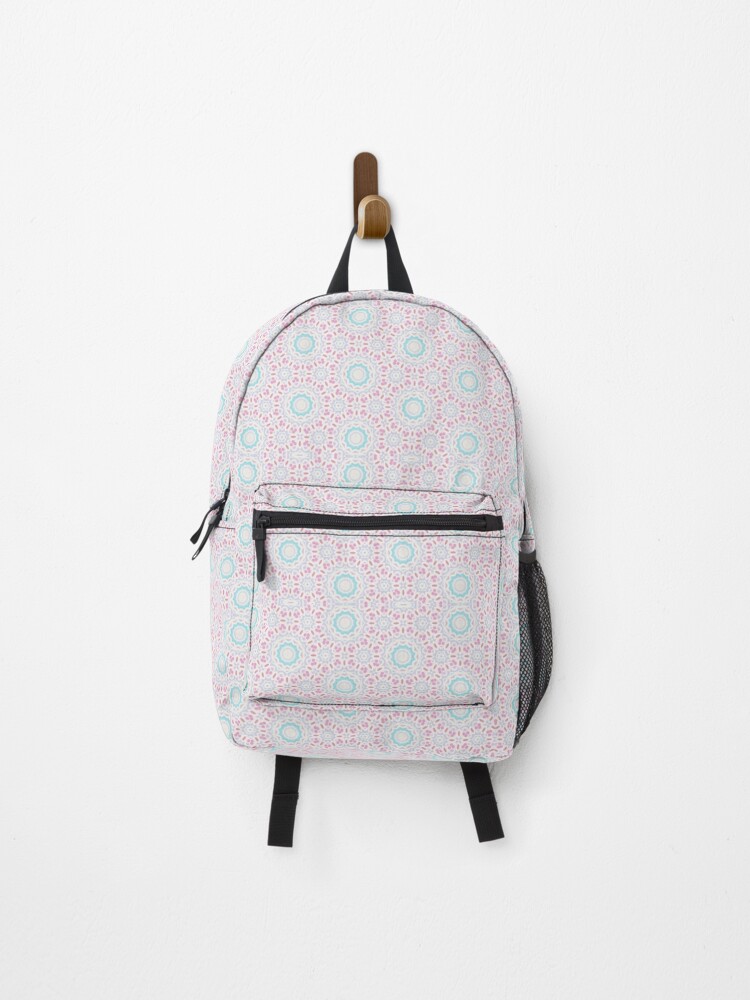 Thumbnail 1 of 3, Backpack, Soft Pastel Bloom Pattern designed and sold by Sol-threads.