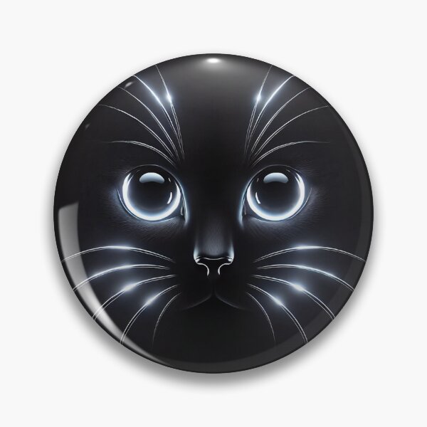 Item preview, Black Cat With Shiny Face designed and sold by IskandarDesigns.
