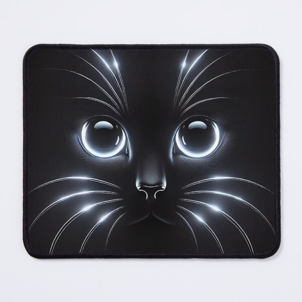 Item preview, Black Cat With Shiny Face designed and sold by IskandarDesigns.