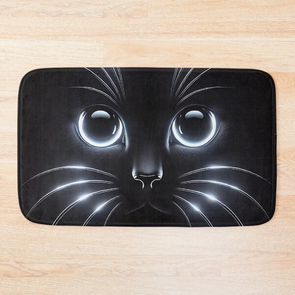 Item preview, Black Cat With Shiny Face designed and sold by IskandarDesigns.