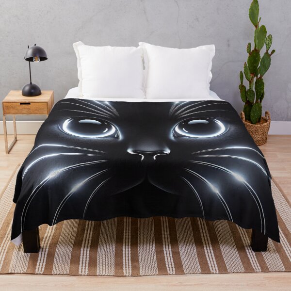 Item preview, Black Cat With Shiny Face designed and sold by IskandarDesigns.