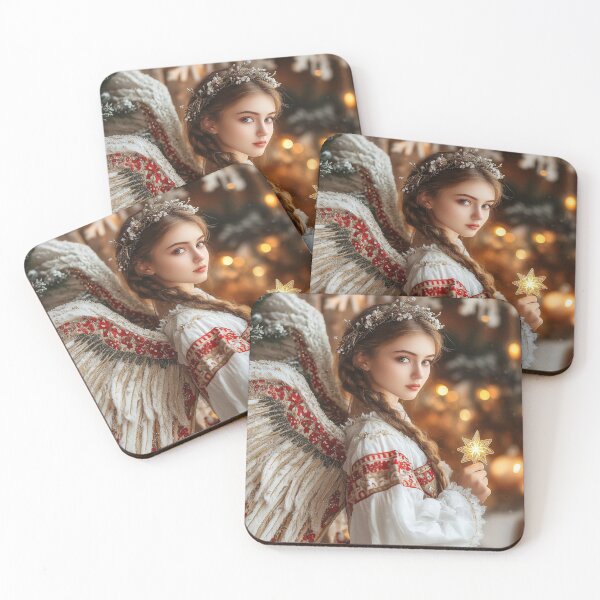 Item preview, Girl angel with flowers  designed and sold by m-litomirskaya.