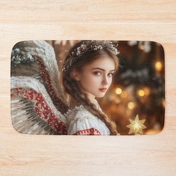 Item preview, Girl angel with flowers  designed and sold by m-litomirskaya.