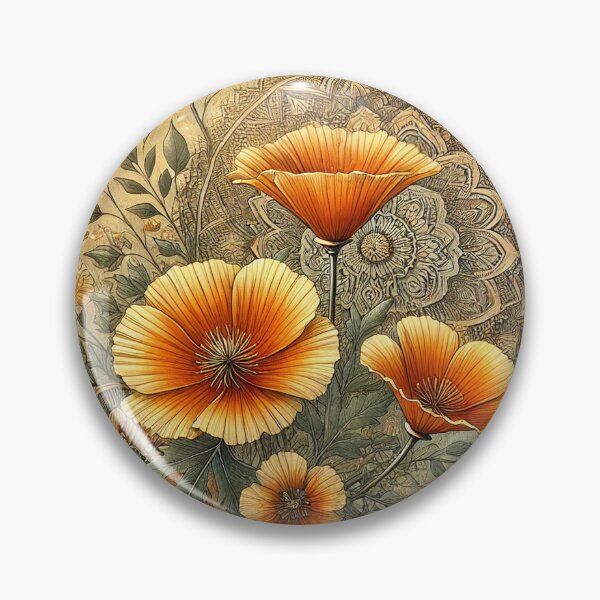 Item preview, Vintage California Poppies Artwork designed and sold by alw951.