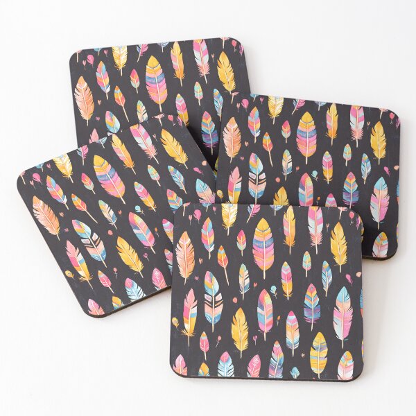 Item preview, Bohemian Feathers - Colorful Pattern designed and sold by Fab-Haven.