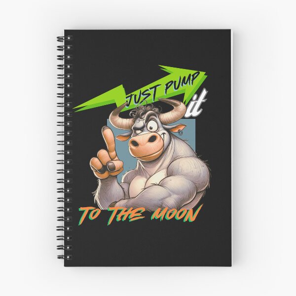 Item preview, A cool and funny crypto bull that will pump it designed and sold by Animal world designs.