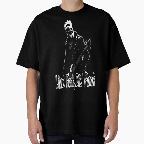 Item preview, Live Fast, Die Punk - Bold Monochrome Art designed and sold by PrintMuseStudio.