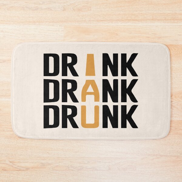 Item preview, Drink Drank Drunk designed and sold by HipsterAnimals.