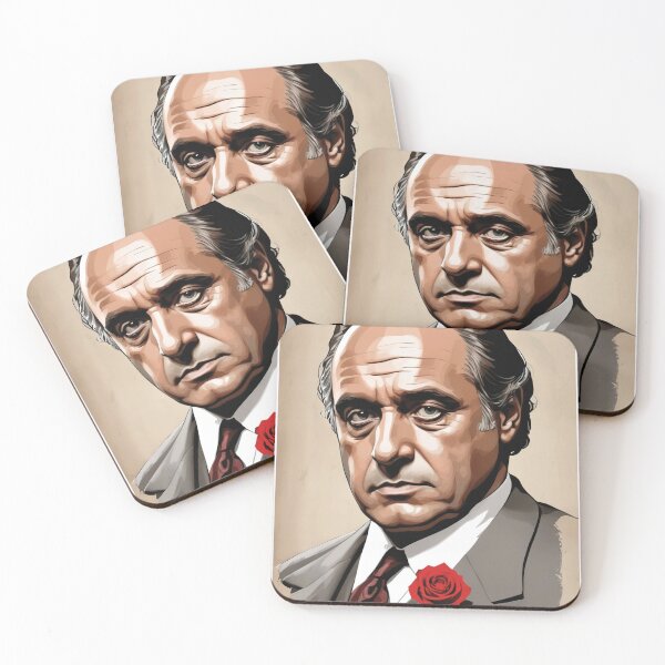 Artikelvorschau, Don Vito Corleone Porträt mit roter Rose - Der Pate - Klassische Kunst entworfen und verkauft von kanjxtan.