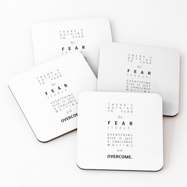 Item preview, Fear Itself: A Challenge to Be Overcome, Unique designed and sold by villacreativa.