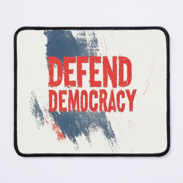 Item preview, Bold “Defend Democracy” Grunge-Style Design designed and sold by Retro Travel Design.