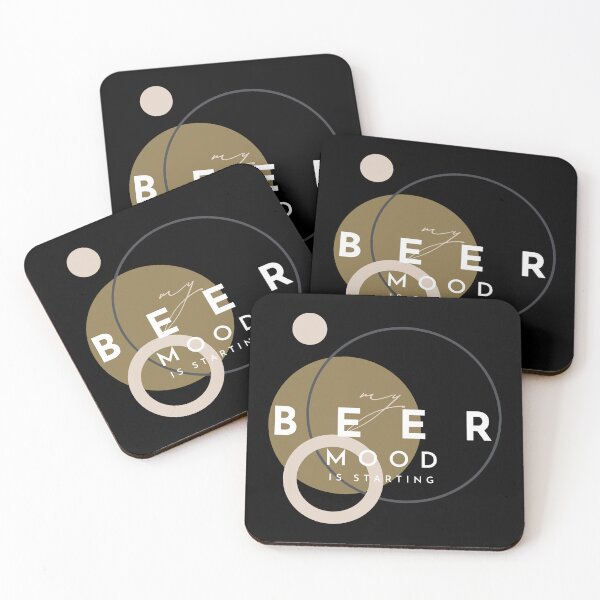 Item preview, My Beer Mood Is Starting  designed and sold by PavlinaBFDesign.