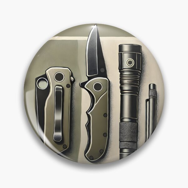 Artikelvorschau, Everyday Carry Kit – Messer, Taschenlampe, Stift entworfen und verkauft von EDC-Vibe.