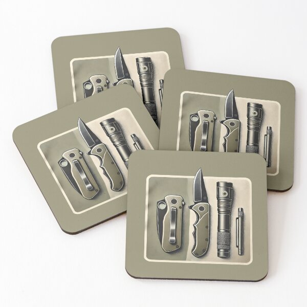 Item preview, Everyday Carry Kit – Knife, Flashlight, Pen designed and sold by EDC-Vibe.