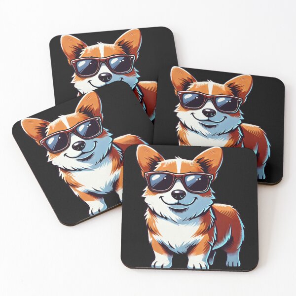 Item preview, Cool Corgi Wearing Sunglasses designed and sold by Porosenok.