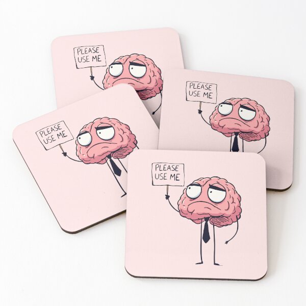Item preview, Cartoon Brain Joke Please Use Me Men Women Brain health -  designed and sold by PurpleLoveStore.