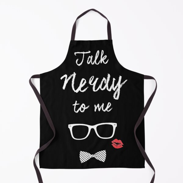 Item preview, Talk Nerdy To Me Funny Nerd Glasses Bowtie Kiss designed and sold by PaintedRose.