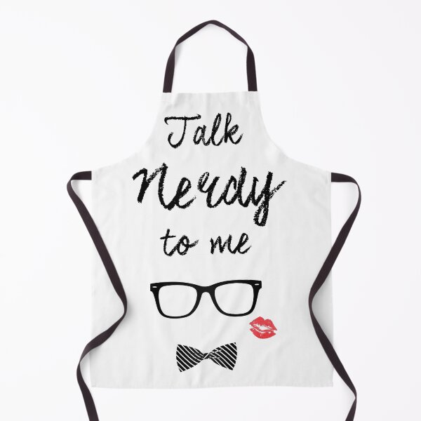 Item preview, Talk Nerdy To Me Funny Nerd Glasses Bowtie Kiss designed and sold by PaintedRose.