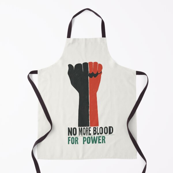 Item preview, Powerful “No More Blood for Power” Protest Design designed and sold by Retro Travel Design.