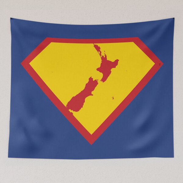 Item preview, SUPER NEW ZEALAND SHIELD - Freedom Is The Superpower -  SUPERHERO  design designed and sold by pelagio.
