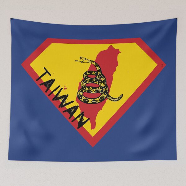Item preview, TAIWAN SHIELD - Freedom Is The Superpower - Gadsden Snake Flag - Dont Tread On Me SUPERHERO spellout design designed and sold by pelagio.