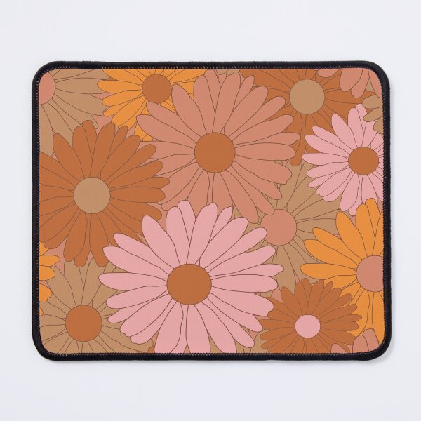 Item preview, Groovy Retro Shades of Browns/Oranges Flower Power designed and sold by Djarainj.