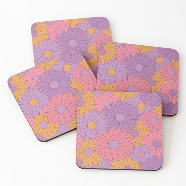 Item preview, Retro Rush of Pink, Purple/Orange Flowers designed and sold by Djarainj.