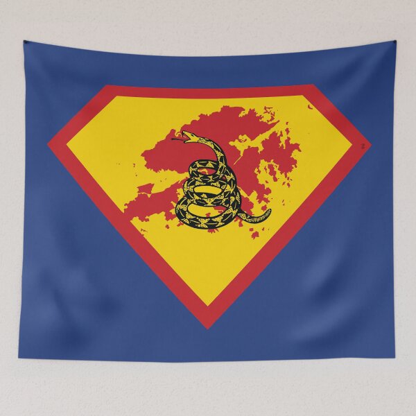 Item preview, HONG KONG SHIELD - Freedom Is The Superpower -  Gadsden Snake Flag - Dont Tread On Me SUPERHERO design designed and sold by pelagio.