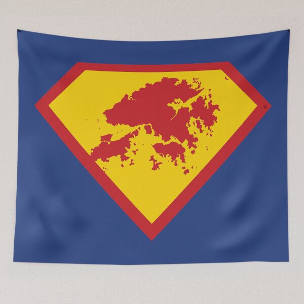 Item preview, SUPER HONG KONG SHIELD - Freedom Is The Superpower -   SUPERHERO  design designed and sold by pelagio.
