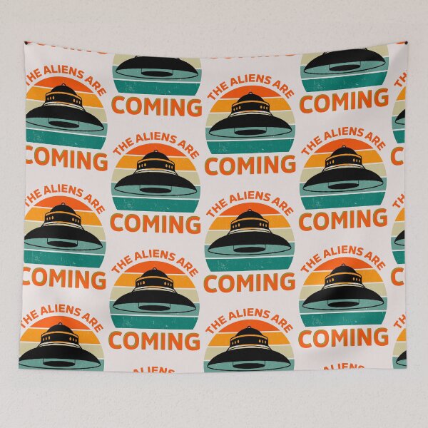 Item preview, Aliens are coming  UFO invasion 2025 designed and sold by erozzz.