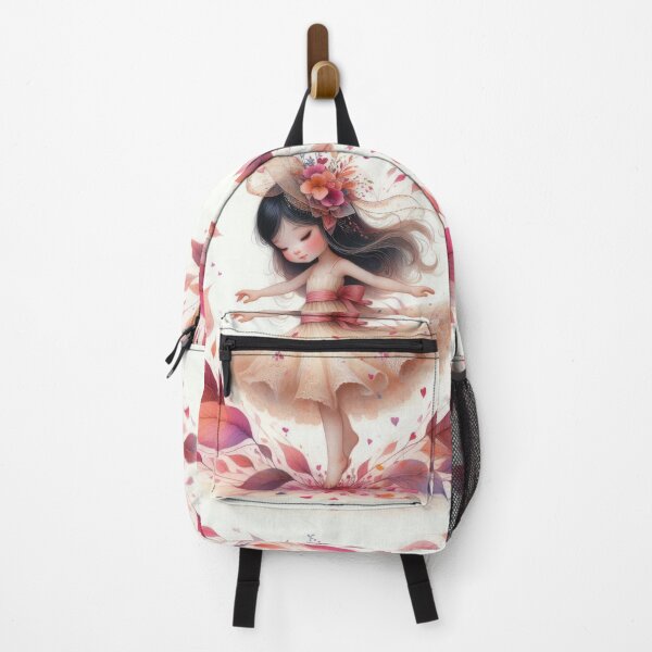 Item preview, Graceful Girl Dancing with Autumn Leaves designed and sold by ideandesign.