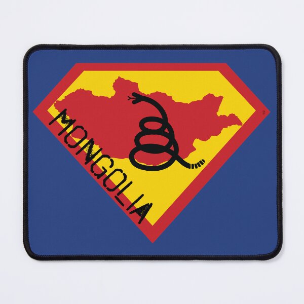 Item preview, MONGOLIA SHIELD - Freedom Is The Superpower - Modern Gadsden Snake Flag - Dont Tread On Me SUPERHERO spellout design designed and sold by pelagio.