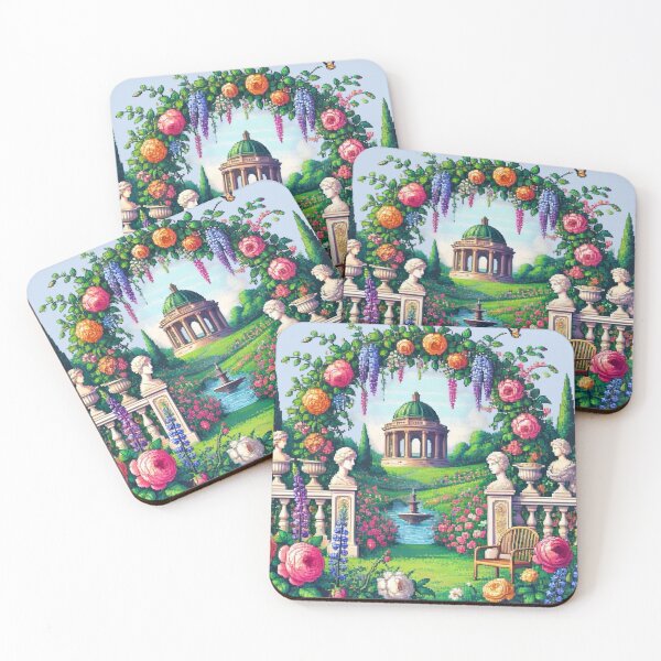 Item preview, Pixelated garden theme designed and sold by Sugar Wisdom .