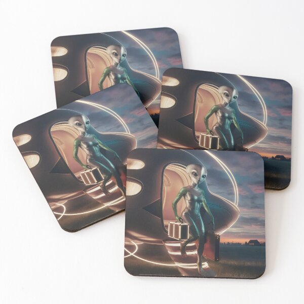 Item preview, Aliens arrive. designed and sold by MyHappyArtShop.