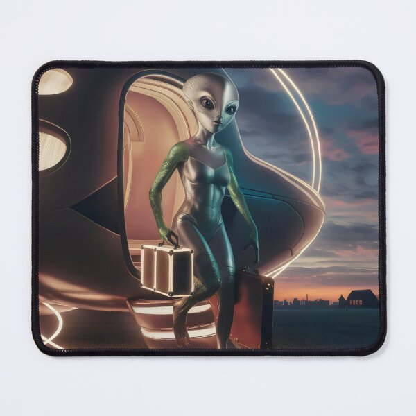 Item preview, Aliens arrive. designed and sold by MyHappyArtShop.